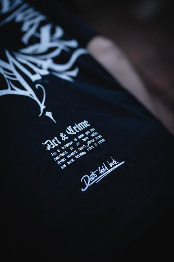 Crimebabe Organic Oversize Shirt BURN