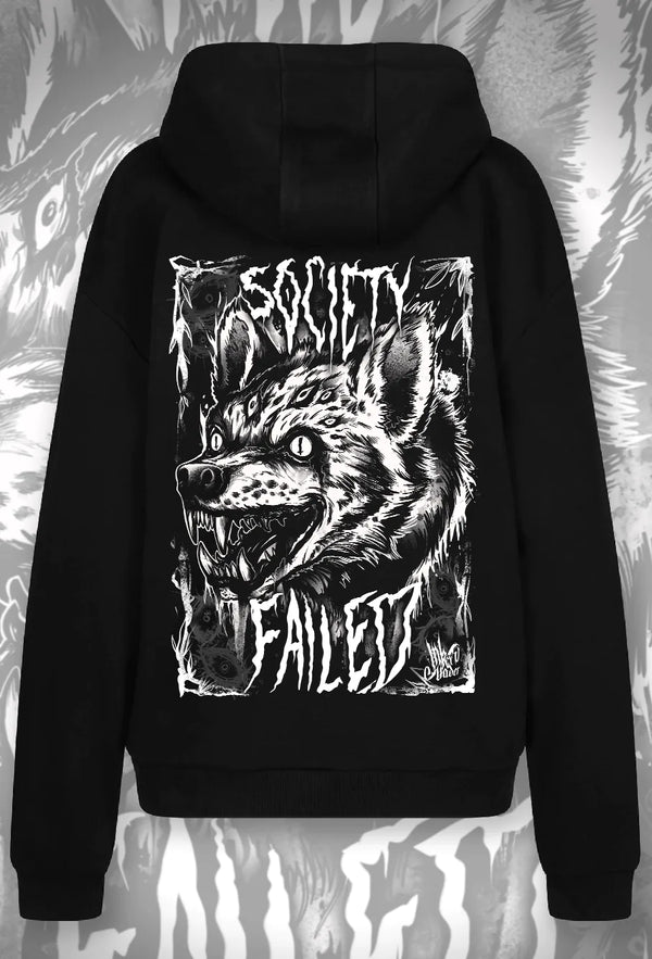 Society Failed Organic Oversize Hoodie