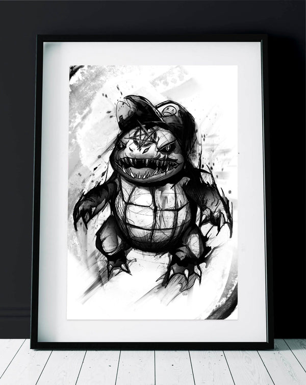 DOOMED BULBA Print A3 - INKVADER