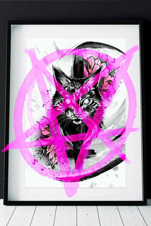 Catastrophe Burn Print A4 - INKVADER
