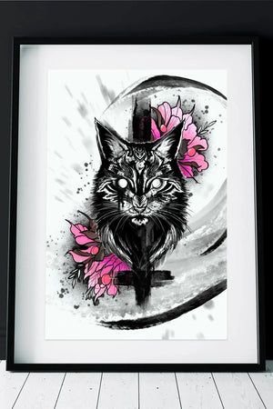 Catastrophe Burn Print A4 - INKVADER