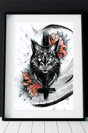 Catastrophe Rose Print A4 - INKVADER