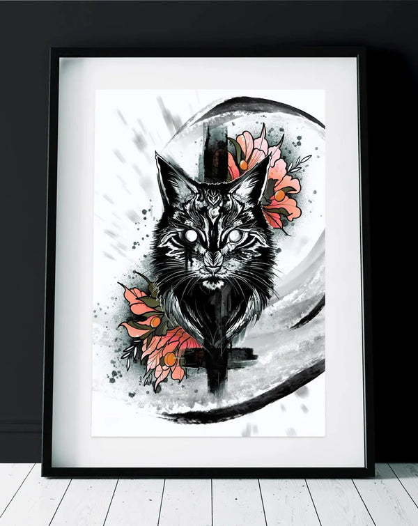 Catastrophe Rose Print A4 - INKVADER