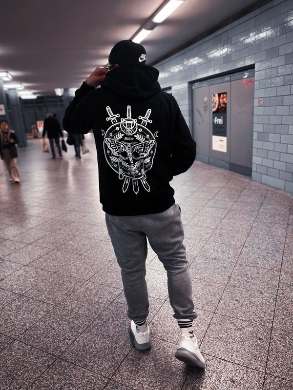 Death Moth Hoodie - INKVADER