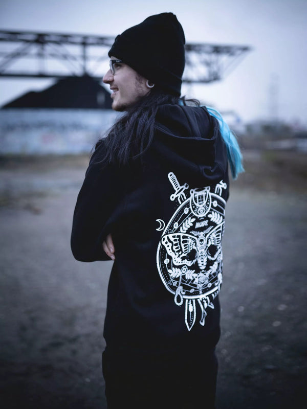 Death Moth Hoodie - INKVADER