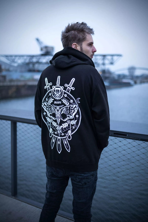Death Moth Hoodie - INKVADER