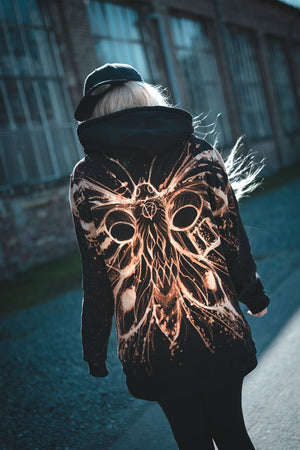 Demon Moth Hoodie - INKVADER