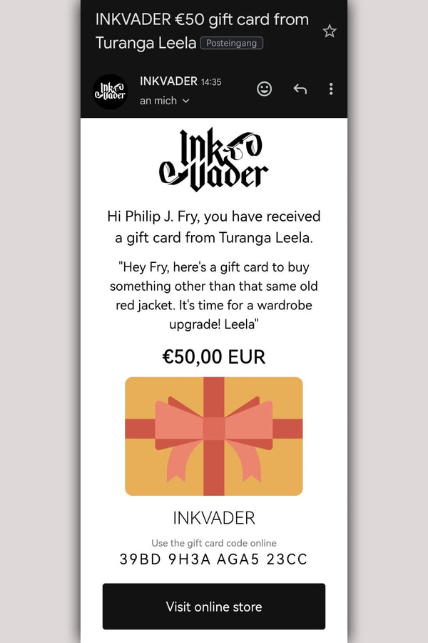 GIFT CARD - INKVADER