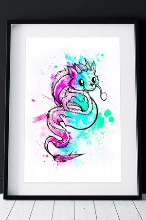 Haku Hero Print A3 - INKVADER