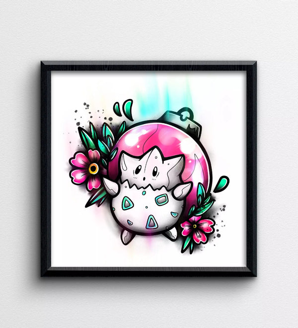 Santa Pii Print - INKVADER